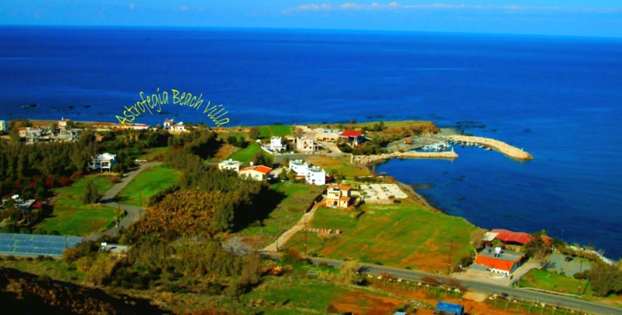 Astrofegia Beachfront Villa Pomos Luaran gambar